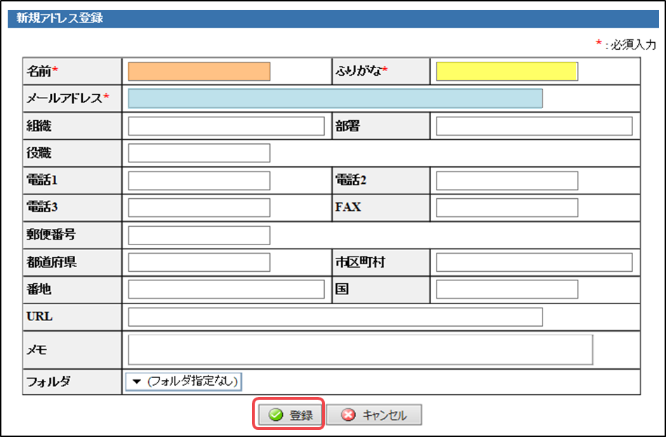 手順３）の図